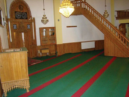 ahşap cami dekorasyonu